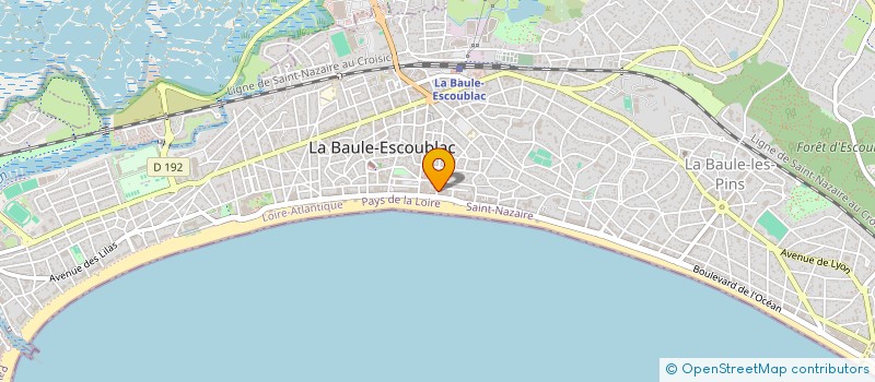 localisation de l'entreprise SCI MER  LA BAULE-ESCOUBLAC