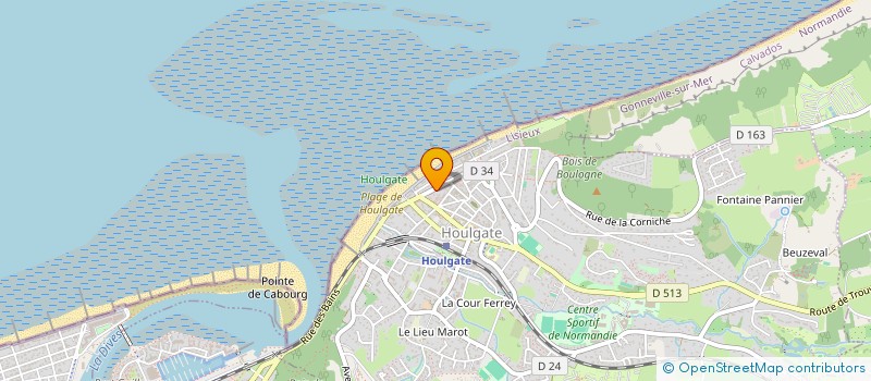 localisation de l'entreprise SCI MER 51  HOULGATE