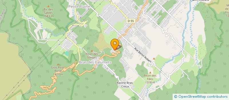 localisation de l'entreprise SCI MER  LA PLAINE-DES-PALMISTES