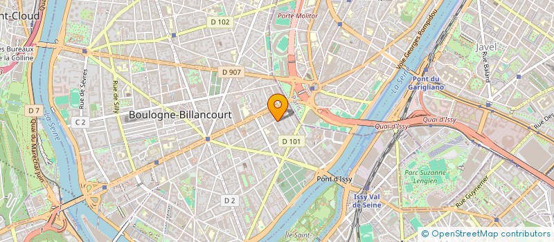 localisation de l'entreprise SCI MER à BOULOGNE-BILLANCOURT