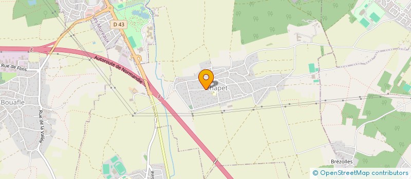 localisation de l'entreprise SCI MER  CHAPET