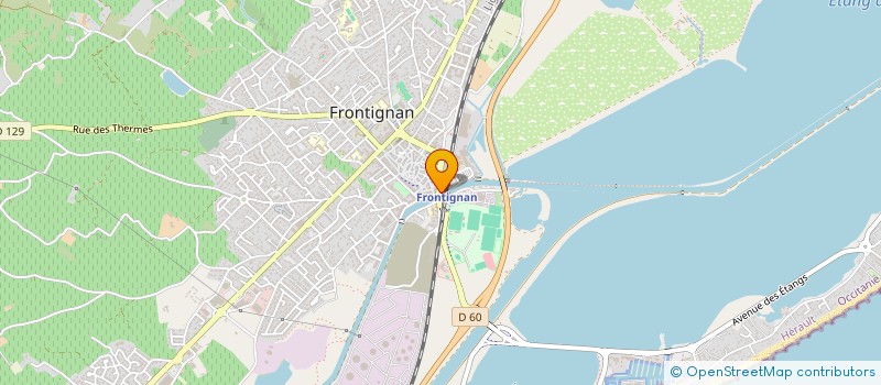 localisation de l'entreprise SCI MER ET CANAL à FRONTIGNAN