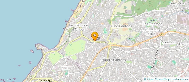 localisation de l'entreprise SCI MER ET GOLF  ANGLET