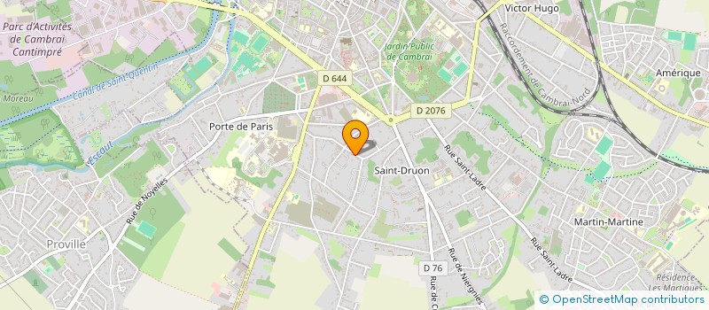 localisation de l'entreprise SCI MER ET LIMON  CAMBRAI