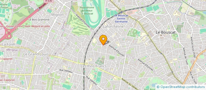 localisation de l'entreprise SCI MER ET MARAIS  BORDEAUX