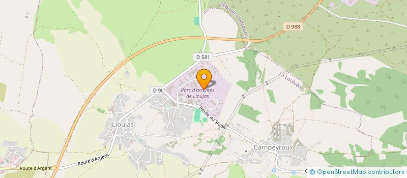 localisation de l'entreprise SCI MER ET MONTAGNE  SEBAZAC-CONCOURES