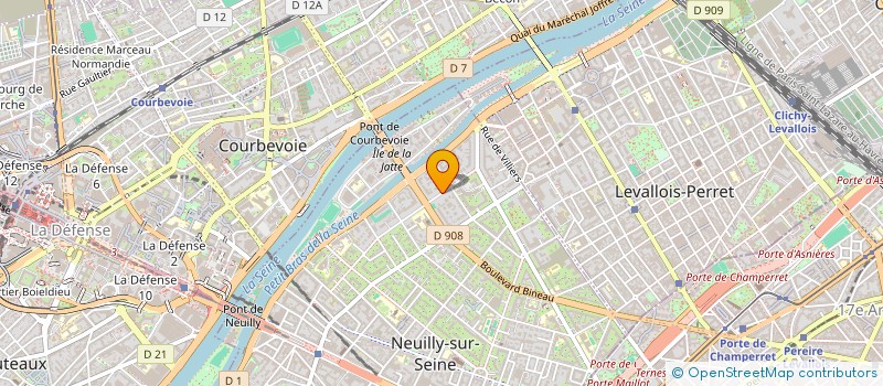 localisation de l'entreprise SCI MER ET SOLEIL à NEUILLY-SUR-SEINE