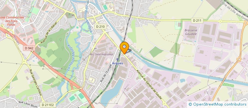 localisation de l'entreprise SCI MER ET SOLEIL  ARQUES