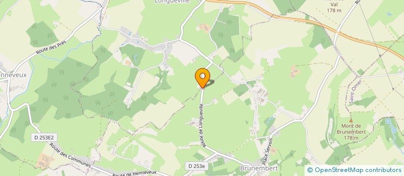 localisation de l'entreprise SCI MER & FORET  LONGUEVILLE