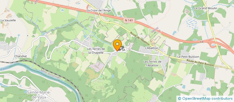 localisation de l'entreprise SCI MER'KUR à SAINT-VICTURNIEN