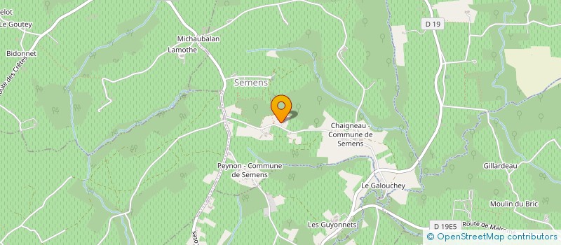 localisation de l'entreprise SCI MER &MEER  SEMENS