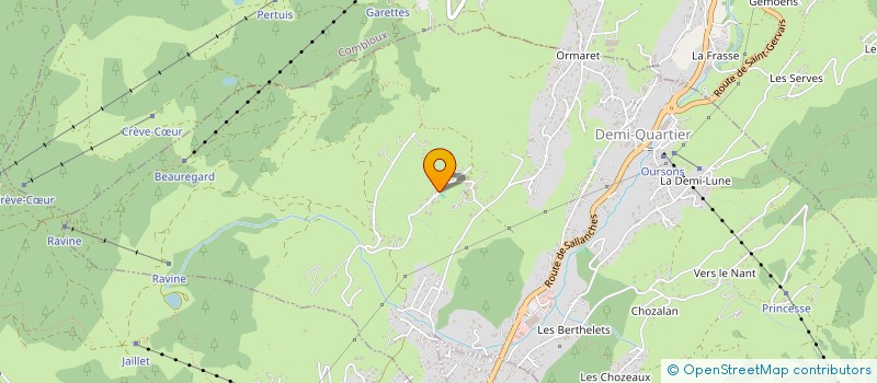 localisation de l'entreprise SCI MER MONTAGNE  DEMI-QUARTIER