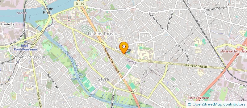 localisation de l'entreprise SCI MER MONTAGNE INVESTISSEMENTS  SAINT-SEBASTIEN-SUR-LOIRE