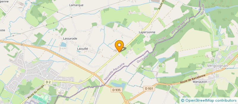 localisation de l'entreprise SCI MER OCEAN  AIRE-SUR-L'ADOUR