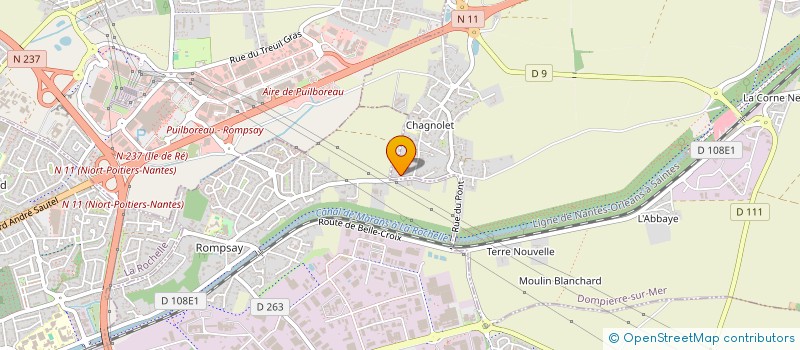 localisation de l'entreprise SCI MER'VEILLE  DOMPIERRE-SUR-MER