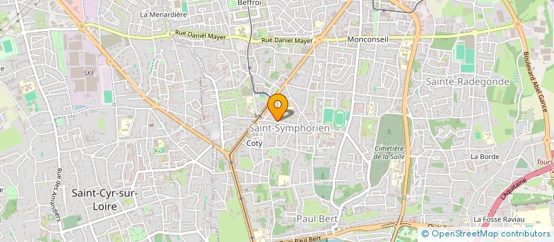 localisation de l'entreprise SCI MERA-CIZO à TOURS
