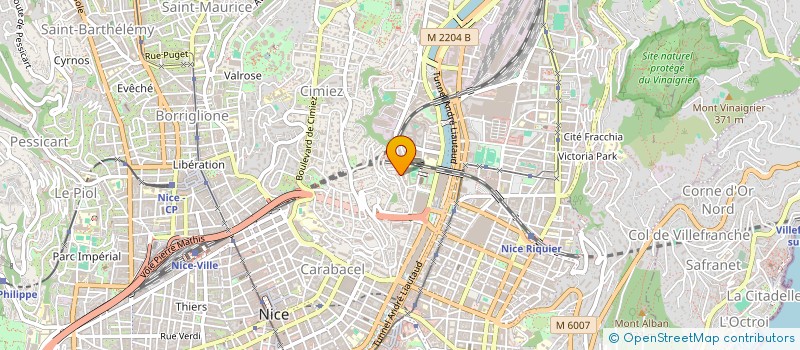 localisation de l'entreprise SCI MERA IMMO à NICE