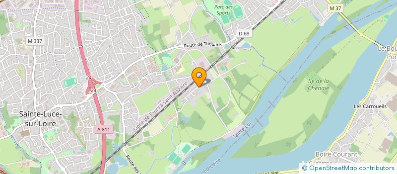 localisation de l'entreprise SCI MERAALAN  SAINTE-LUCE-SUR-LOIRE