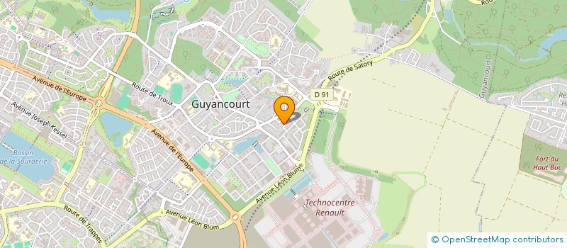 localisation de l'entreprise SCI MERABET  GUYANCOURT