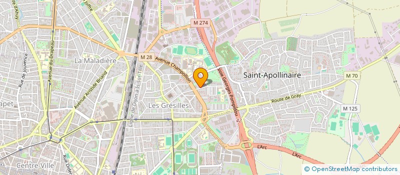 localisation de l'entreprise SCI MERABTI à DIJON