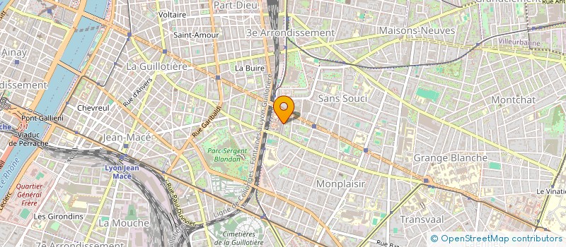 localisation de l'entreprise SCI MERADA SANAEI  LYON