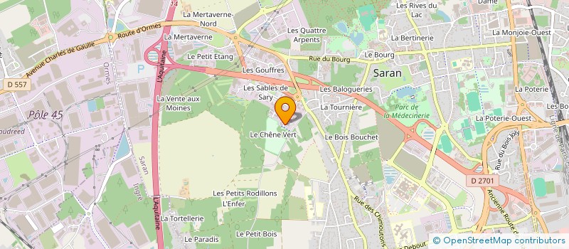localisation de l'entreprise SCI MERAL à SARAN