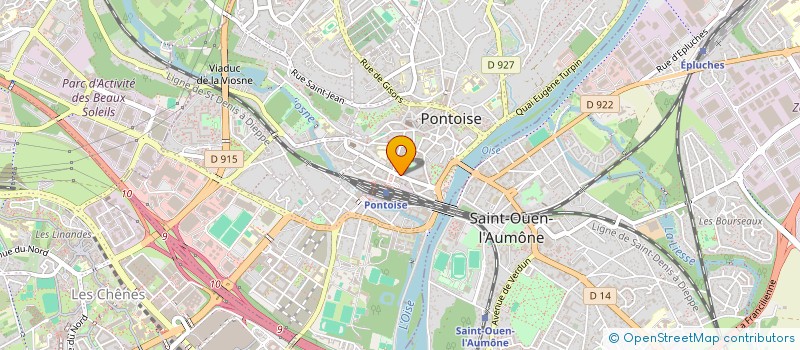 localisation de l'entreprise SCI MERAN  PONTOISE