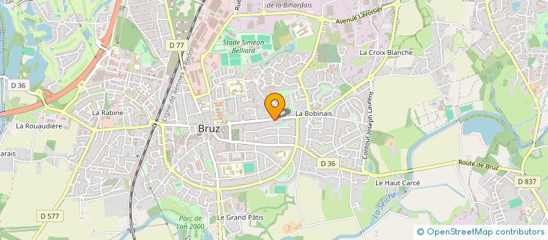 localisation de l'entreprise SCI MERAND-LOREAL à BRUZ