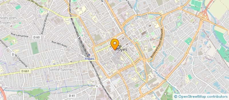 localisation de l'entreprise SCI MERANO à TROYES