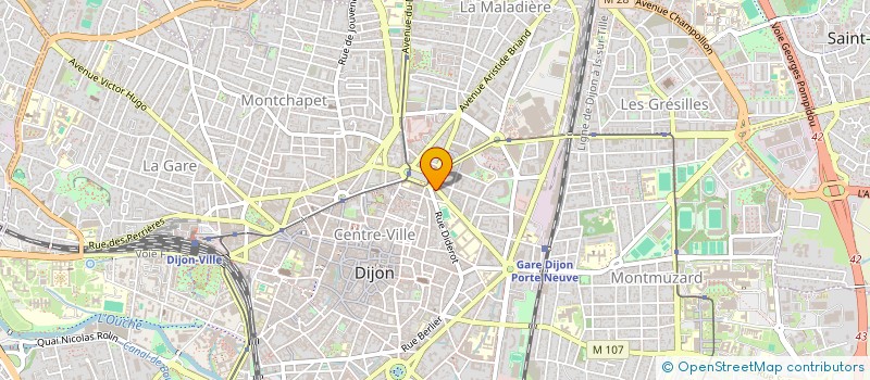 localisation de l'entreprise SCI MERAULIEN à DIJON