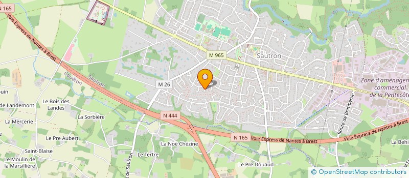 localisation de l'entreprise SCI MERCABDIENNE  SAUTRON