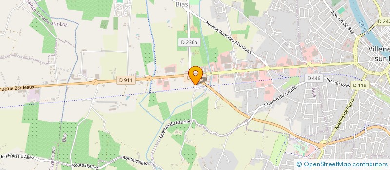 localisation de l'entreprise SCI MERCADIEL  BIAS