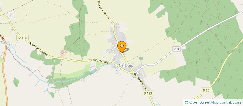 localisation de l'entreprise SCI MERCAN  CERBOIS