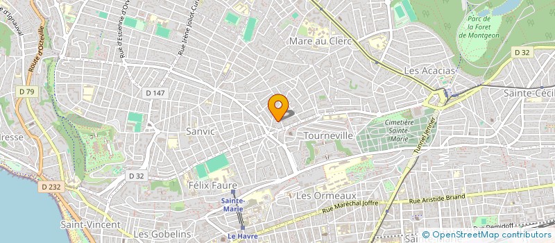 localisation de l'entreprise SCI MERCATHEL à LE HAVRE