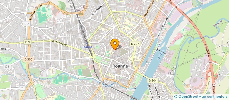 localisation de l'entreprise SCI MERCEDES 27  ROANNE