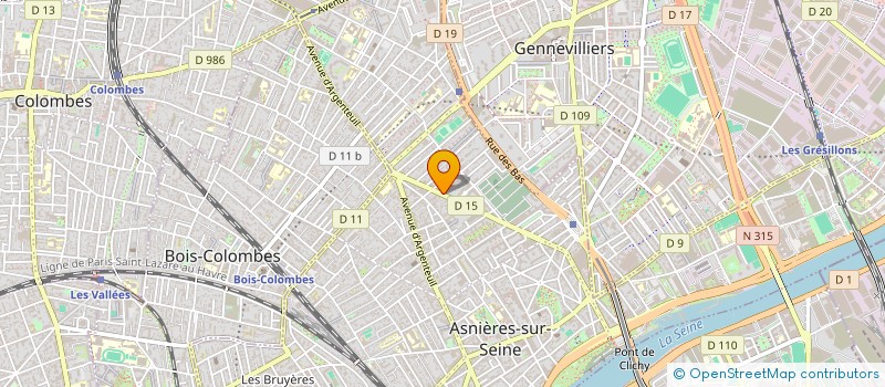 localisation de l'entreprise SCI MERCERON  ASNIERES-SUR-SEINE