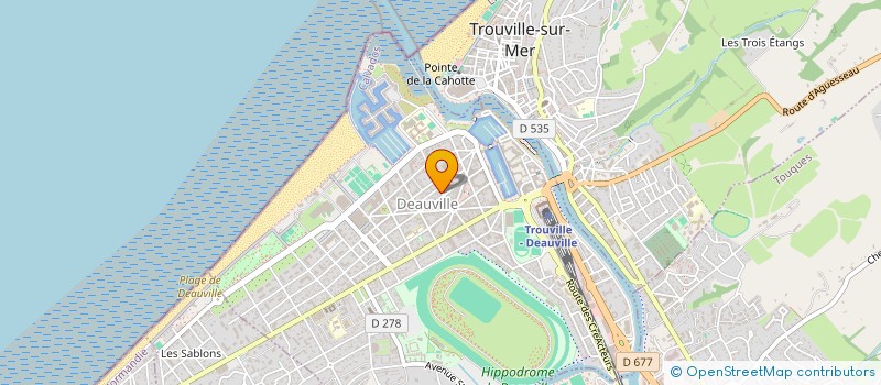 localisation de l'entreprise SCI MERCHADIER à DEAUVILLE