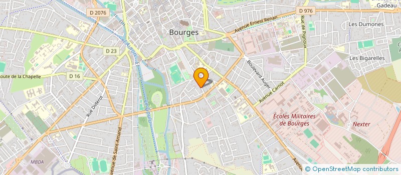 localisation de l'entreprise SCI MERCI  BOURGES