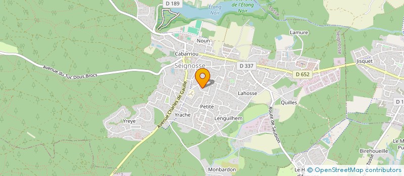 localisation de l'entreprise SCI MERCI  SEIGNOSSE