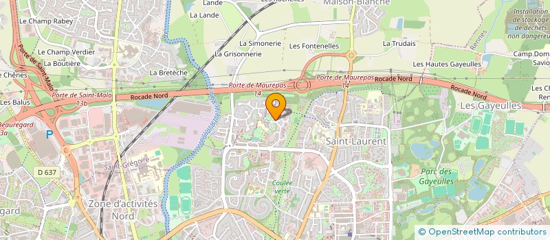 localisation de l'entreprise SCI MERCI LA VIE  RENNES