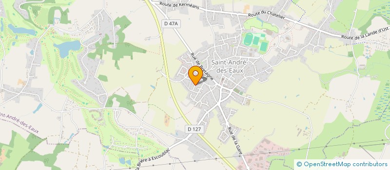 localisation de l'entreprise SCI MERCIER  SAINT-ANDRE-DES-EAUX