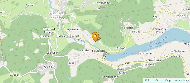localisation de l'entreprise SCI MERCIER à NESPOULS