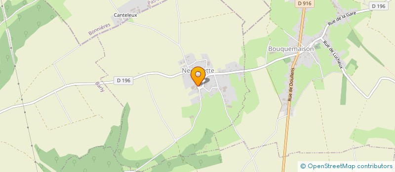 localisation de l'entreprise SCI MERCIER  NEUVILLETTE