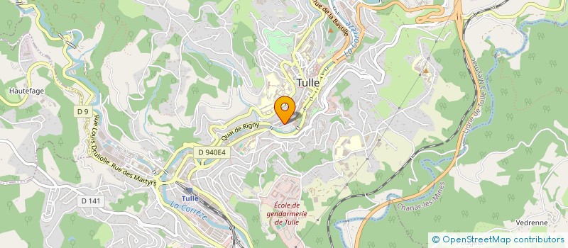 localisation de l'entreprise SCI MERCIER DECORATION  TULLE