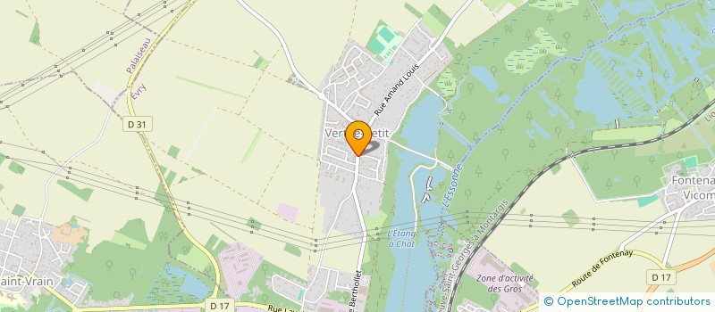 localisation de l'entreprise SCI MERCIER ET FRERES  VERT-LE-PETIT