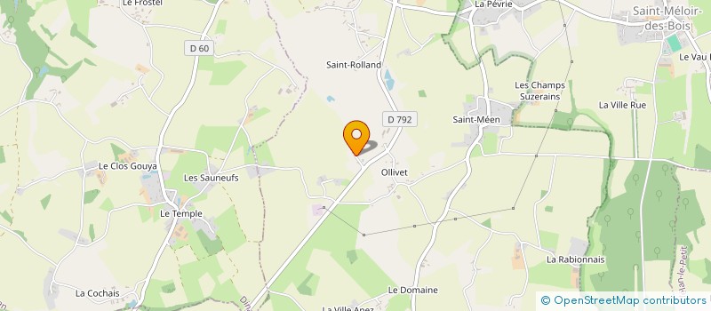 localisation de l'entreprise SCI MERCIER LA BOUVRAIS  CORSEUL