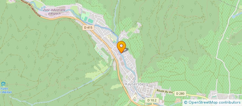 localisation de l'entreprise SCI MERCIER LES CHAMBRES DE LA WEISS  KAYSERSBERG VIGNOBLE