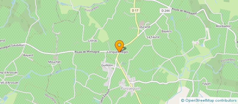 localisation de l'entreprise SCI MERCIER LONGUES REGES  PUISSEGUIN