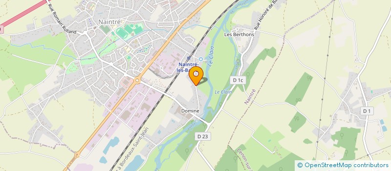 localisation de l'entreprise SCI MERCIER-N  NAINTRE