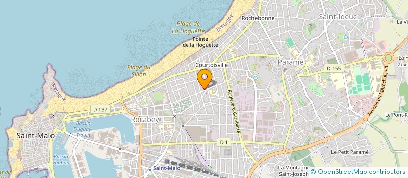 localisation de l'entreprise SCI MERCOR  SAINT-MALO
